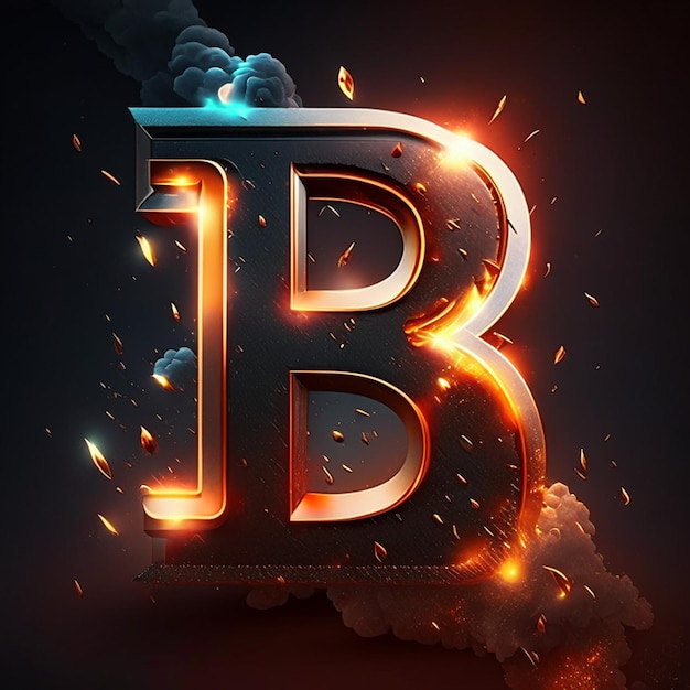 Letter B logo design or B monogram design or B logo