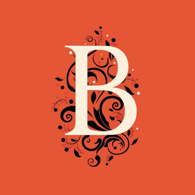 Photo letter b monogram logo design illustration graphic creative