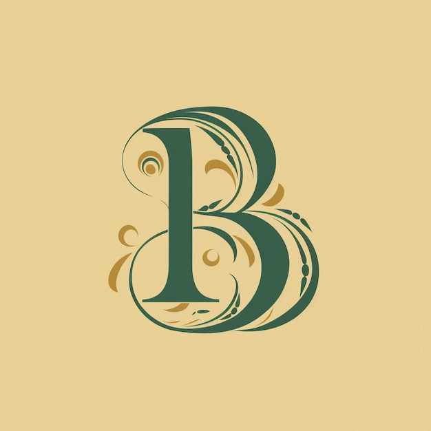 Photo letter b monogram logo design illustration graphic creative