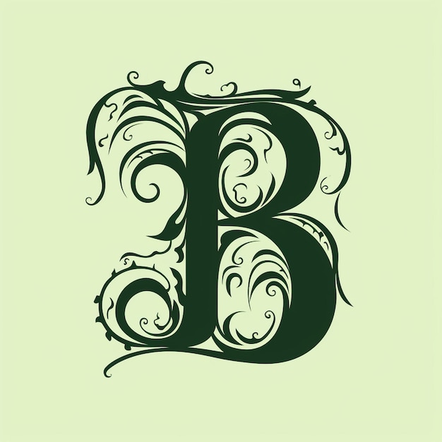 Letter B Monogram Logo Design Illustration Graphic Creative