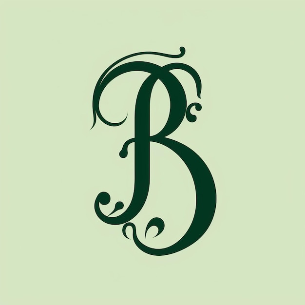 Photo letter b monogram logo design illustration graphic creative