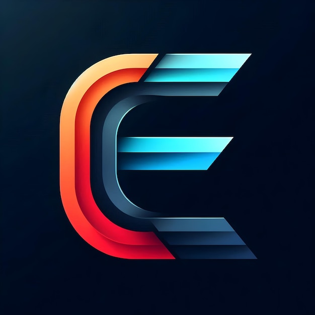 Letter E Logo design