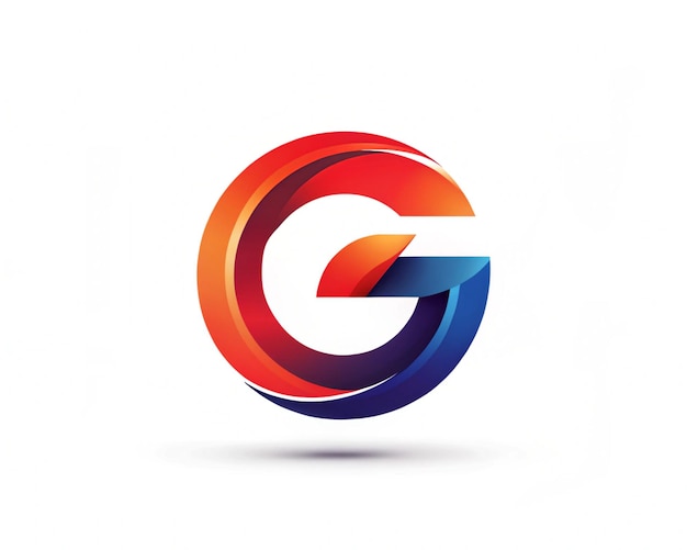 Photo letter g modern and creative logo design