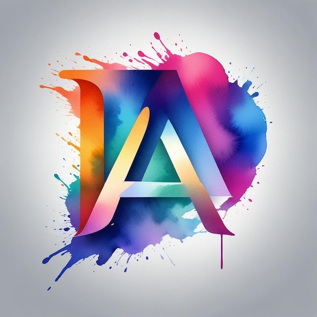 Photo letter a logo design