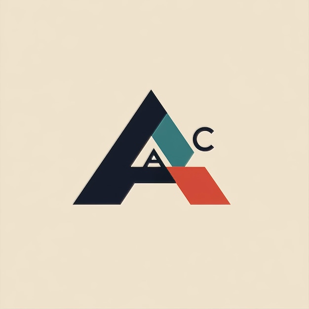 a letter a and a a logo that is on a beige background