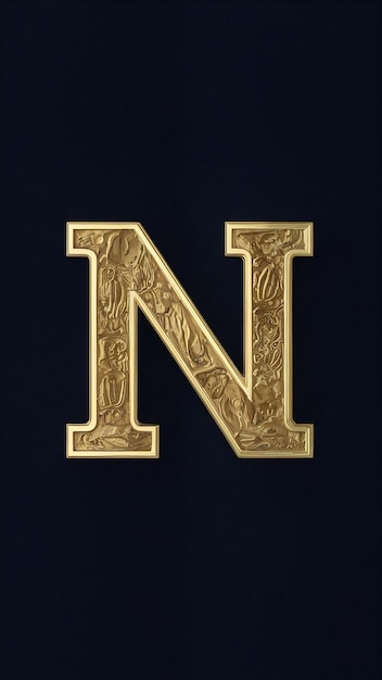 Photo letter n