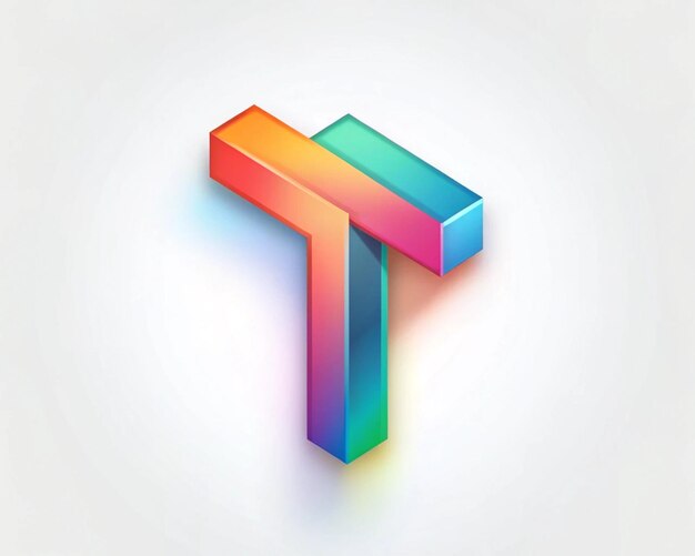 Letter T modern and creative logo design