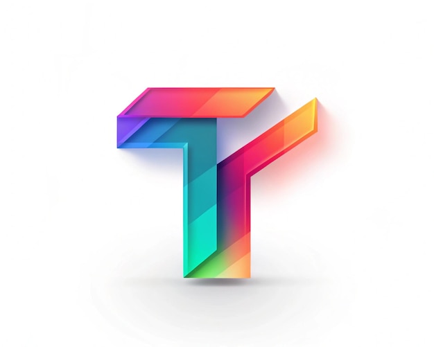 Letter T modern and creative logo design