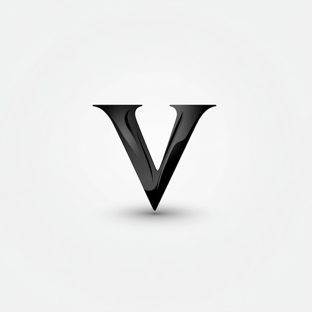 Letter V logo idea decoration design