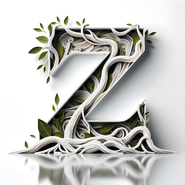 Photo a letter z is in the shape of a letter z