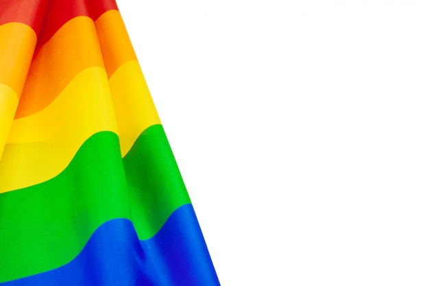 Lgbt pride rainbow flag background