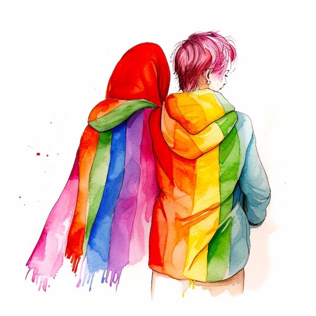 Photo lgbtq love illustration