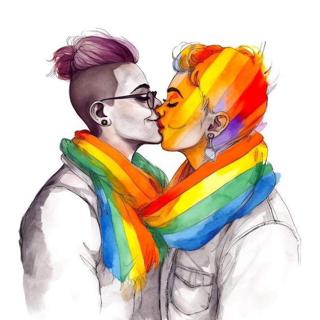 Photo lgbtq love illustration