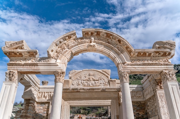 Library of Celsus in the ancient city of Ephesus Turkey Ephesus is a UNESCO World Heritage site