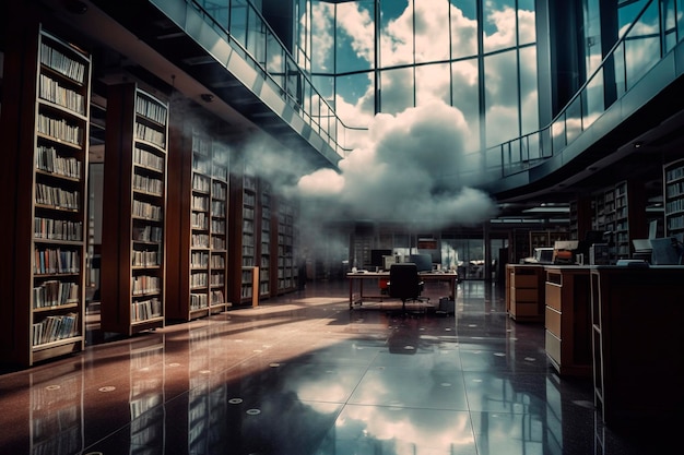 Library in the clouds Generative AI