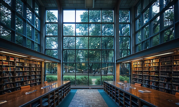 Library Garden in Spring