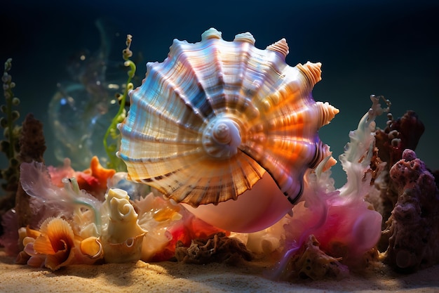 Life in a seashellsea animal photography