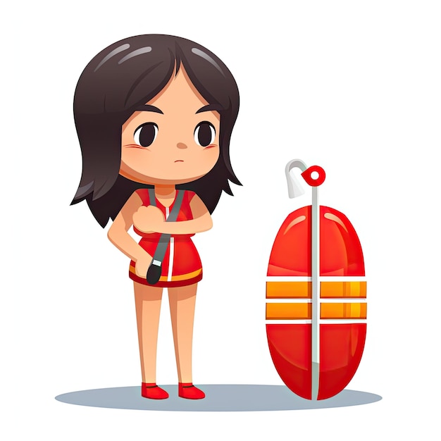 Lifeguard's Swimsuit and Whistle