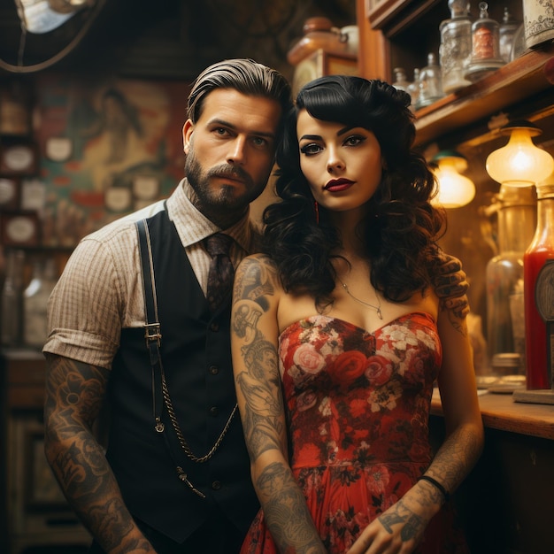 Lifestyle of tattooed people