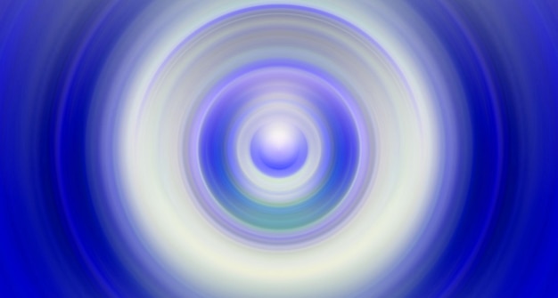 Light abstract designer blue background of concentric circles