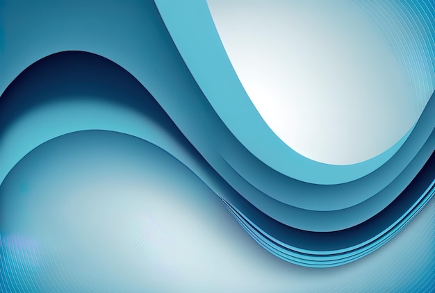 Light blue background with an ombre blue curve