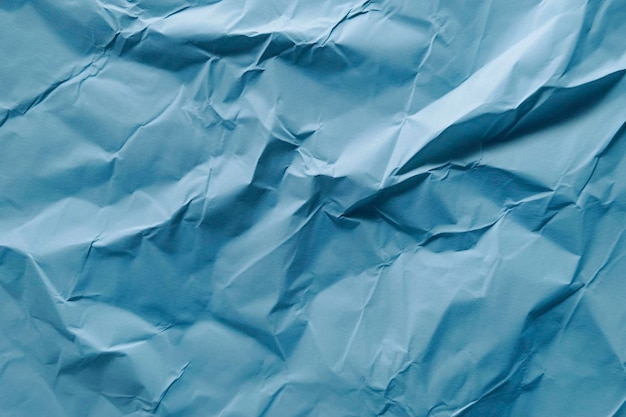 Photo light blue crinkled paper texture minimalist and subtle for design projects