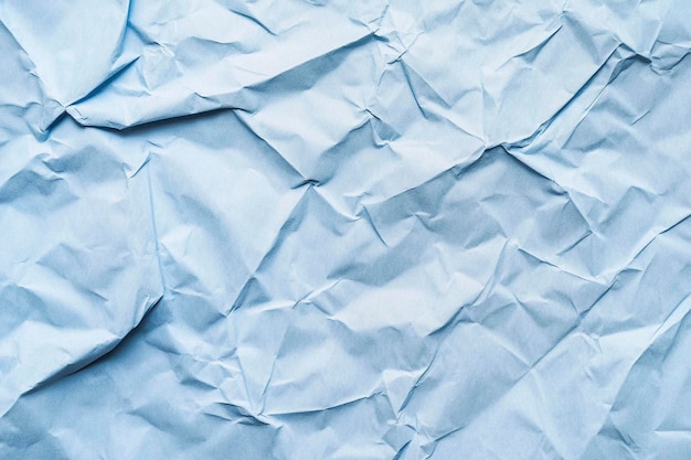 Photo light blue crinkled paper texture minimalist and subtle for design projects