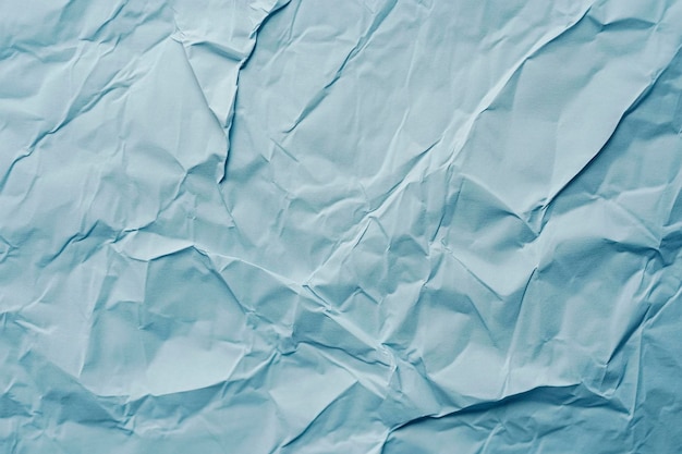 Photo light blue crinkled paper texture minimalist and subtle for design projects