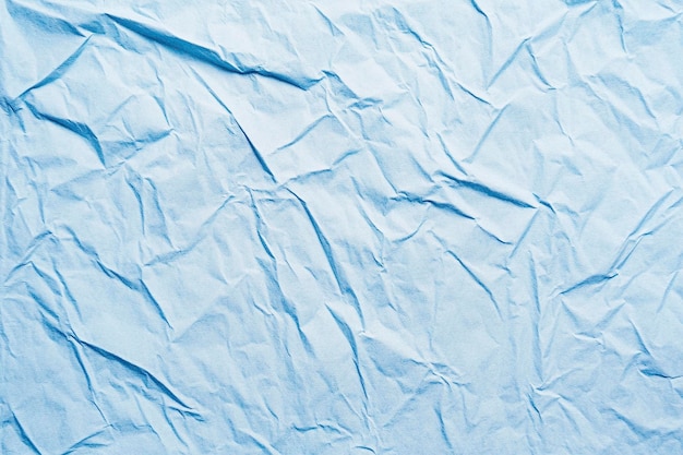 Photo light blue crinkled paper texture minimalist and subtle for design projects