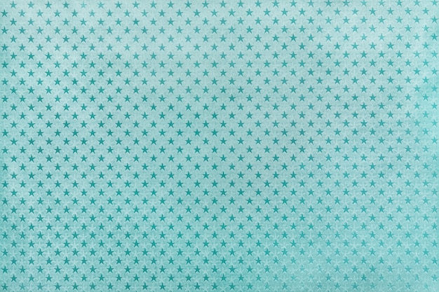 Light blue from metal foil paper with a stars pattern