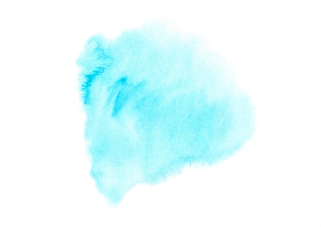 Light blue watercolor abstract spot