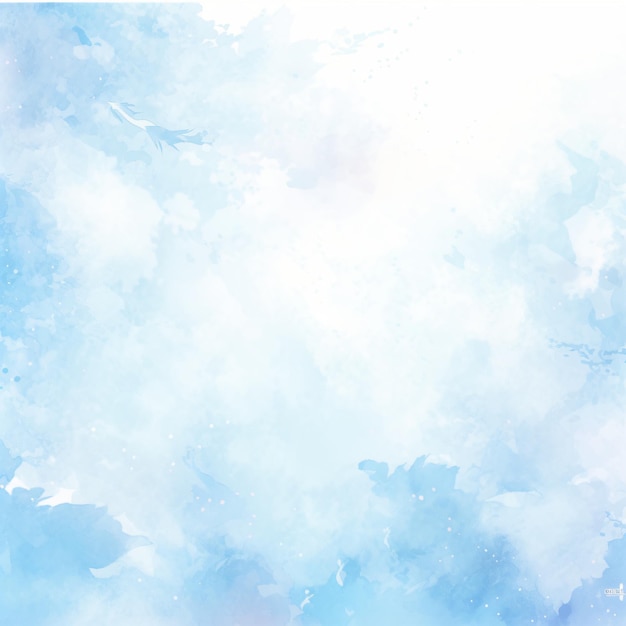 Light Blue Watercolor Background