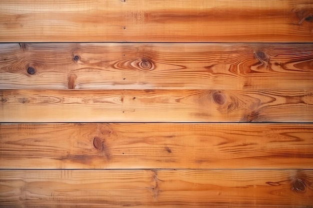 Light Brown Wooden Board Background Generative AI