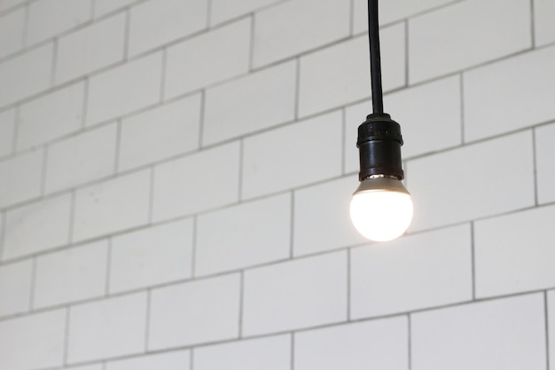 light bulb on the wall