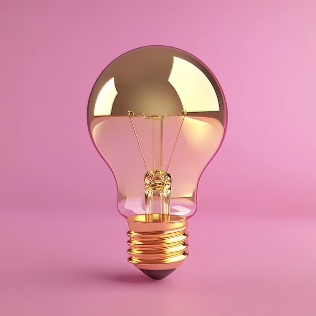 a light bulb with a glass cover that says  light