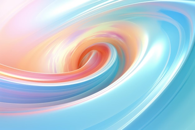 Light cyan swirl light effect Abstract background future technology graphic design