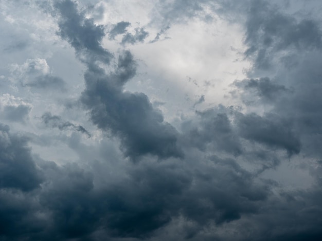 Light in the Dark and Dramatic Storm Clouds background