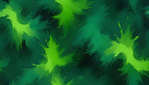 Light Dark Forest Smooth Gradient Leaves Comic Blurry Foggy Abstract Waves Green Background Texture