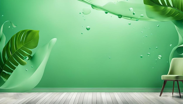 Light green paint background