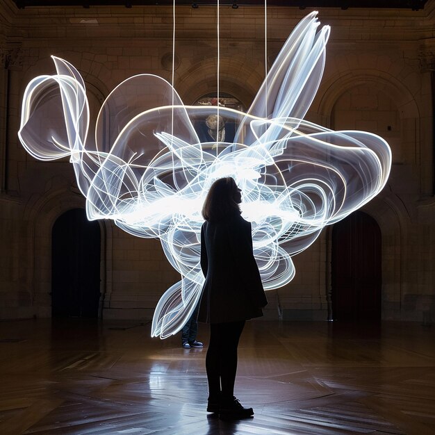 Photo light installation art