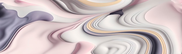 Light Japanese design minimal abstract wallpaper with pastel colors soft marble melting colors Generative AI