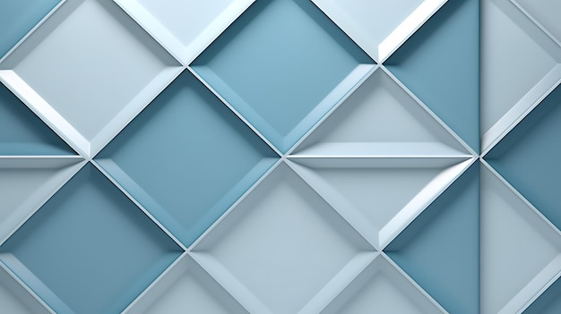 Light minimalist geometric background image in gray and light blue tones Ai Generative