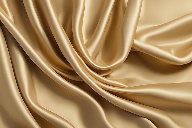 Light pale brown yellow silk satin Dusty gold color Golden luxury elegant beauty background