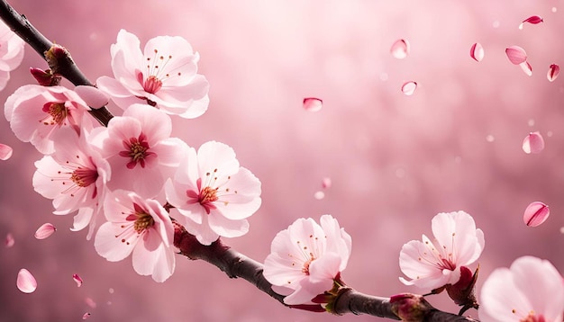 Light Pink Cherry Blossom Petals