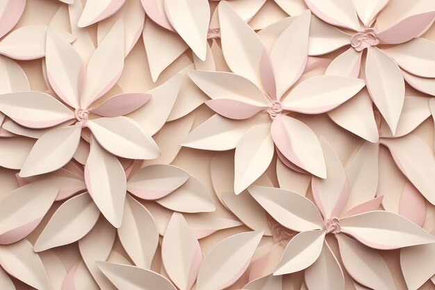 light pink paper quilling background