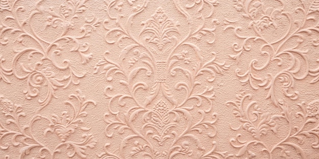 Light pink plaster Wall Background Texture Beautiful Decorative Stucco with Abstract pattern Design Interior Artistic wallpaper with Copy Space