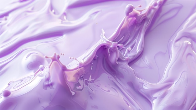 Light purple milk liquid with a smooth background