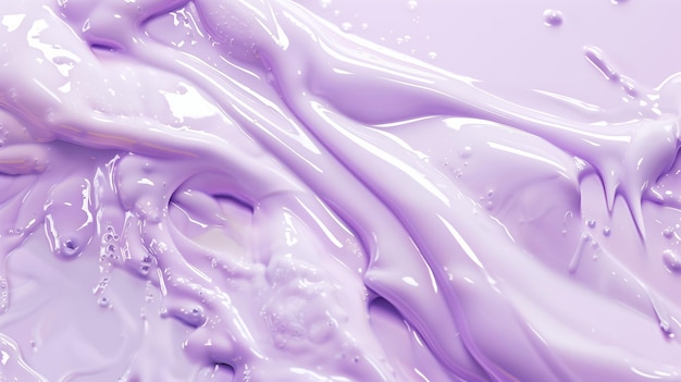 Light purple milk liquid with a smooth background