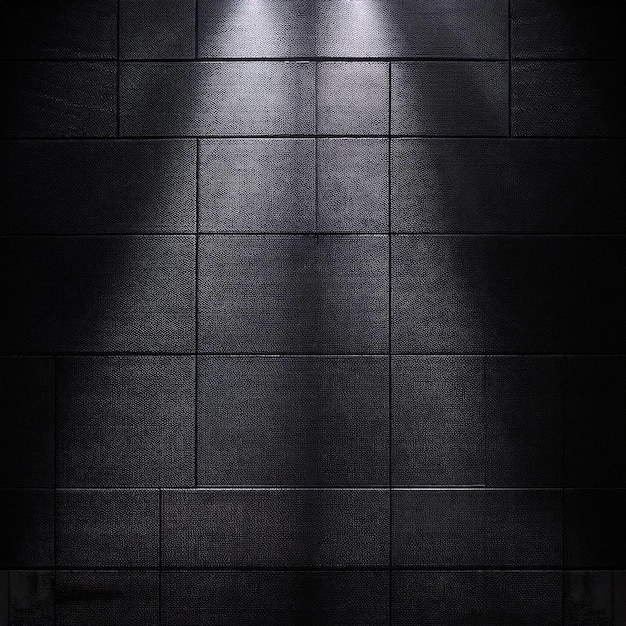 Light reflection in black wall for graphic resource effect