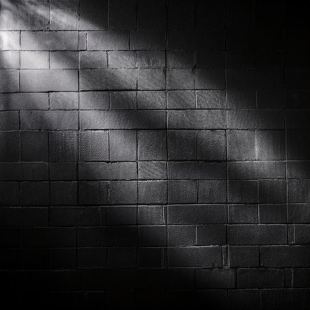 Light reflection in black wall for graphic resource effect